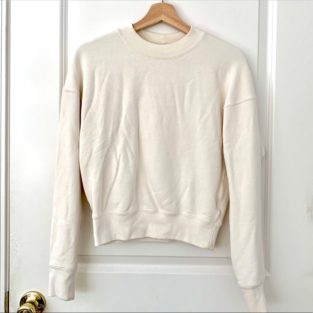 Uniqlo U Cream Crewneck Longsleeve Sweatshirt